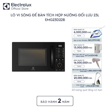 Lò vi sóng để bàn tích hợp nướng đối lưu 23L UltimateTaste 500