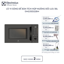 Lò vi sóng để bàn tích hợp nướng đối lưu 30L UltimateTaste 500