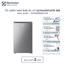 Tủ lạnh Electrolux mini 94L UltimateTaste 300 Xám Arctic