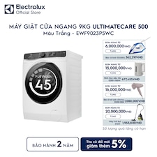 Máy giặt cửa ngang Electrolux 9kg UltimateCare 500 trắng