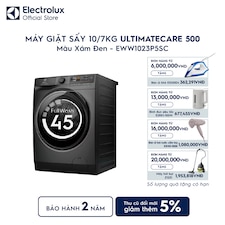Máy giặt sấy Electrolux giặt 10kg + sấy 7kg UltimateCare 500