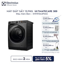Máy giặt sấy Electrolux giặt 13kg + sấy 9kg UltimateCare 500