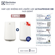 Máy lọc không khí Electrolux phòng 26m² UH300 bộ lọc HEPA