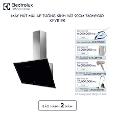 Máy hút mùi áp tường kính vát 90cm 760m³/giờ