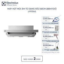Máy hút mùi âm tủ dạng kéo 60cm 280m³/giờ