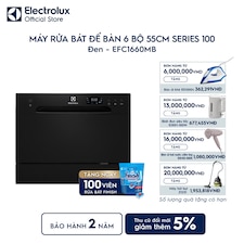 Máy rửa bát để bàn 6 bộ 55cm Series 100 - Đen