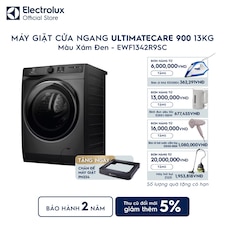 Máy giặt cửa ngang Electrolux 13kg UltimateCare 900 xám đen
