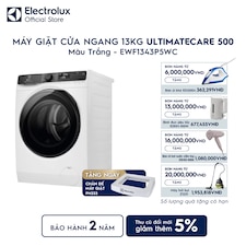 Máy giặt cửa ngang Electrolux 13kg UltimateCare 500 trắng
