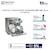55cm UltimateCare 300 compact dishwasher with 8 place settings