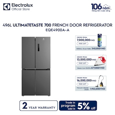 496L UltimateTaste 700 french door refrigerator