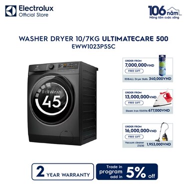 10/7kg UltimateCare 500 washer dryer&#160;