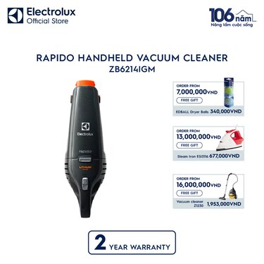 Rapido handheld vacuum cleaner