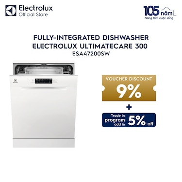 60 cm UltimateCare 300 freestanding dishwasher with 13 of place settings