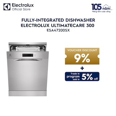 60 cm UltimateCare 300 freestanding dishwasher with 13 of place settings