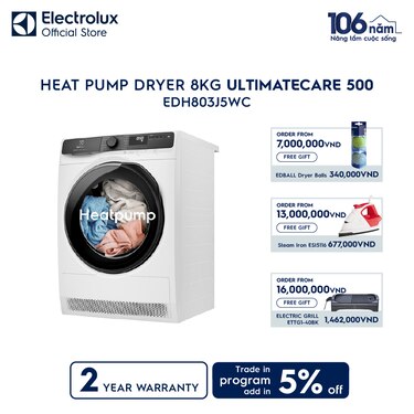 8kg UltimateCare 500 Heat pump dryer&#160;