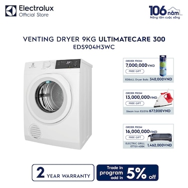 9kg UltimateCare 300 venting dryer&#160;