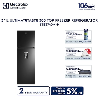 341L UltimateTaste 300 top freezer refrigerator