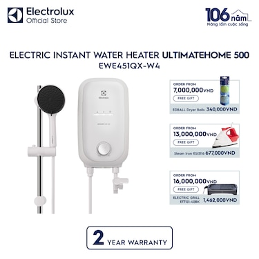 4.5kW UltimateHome 500 electric instant water heaterComfort Flow Tank