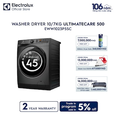 10/7kg UltimateCare 500 washer dryer&#160;