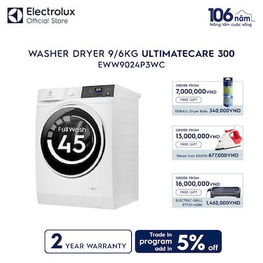 9/6kg UltimateCare 300 washer dryer&#160;