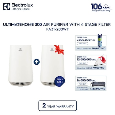 UltimateHome 300 air purifier with 4 stage filter for 26m&#178; room coverage