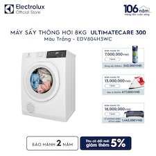 Máy sấy Thông hơi 8kg UltimateCare 300 - Trắng