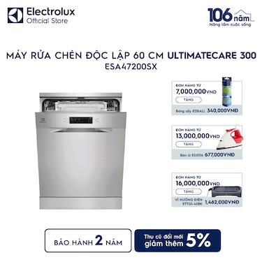 M&#225;y rửa ch&#233;n độc lập 60 cm UltimateCare 300 cho 13 bộ ch&#233;n đĩa