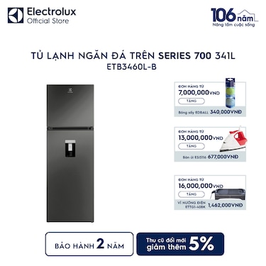 Tủ lạnh ngăn đ&#225; tr&#234;n Series 700 341L c&#243; l&#224;m đ&#225; tự động&#160;