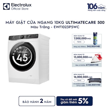 M&#225;y giặt cửa ngang 10kg UltimateCare 500 - Trắng