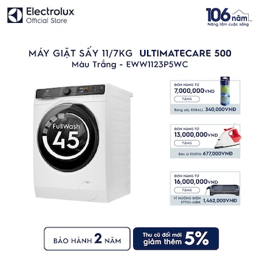 M&#225;y giặt sấy 11/7kg UltimateCare 500 - Trắng