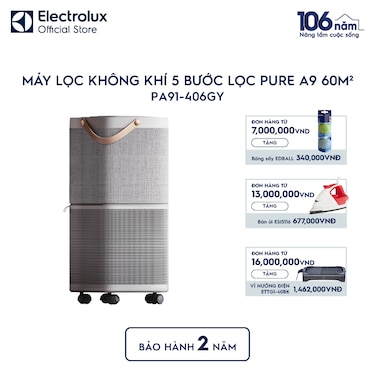 M&#225;y lọc kh&#244;ng kh&#237; 5 bước lọc Pure A9 cho ph&#242;ng c&#243; diện t&#237;ch 60m&#178;