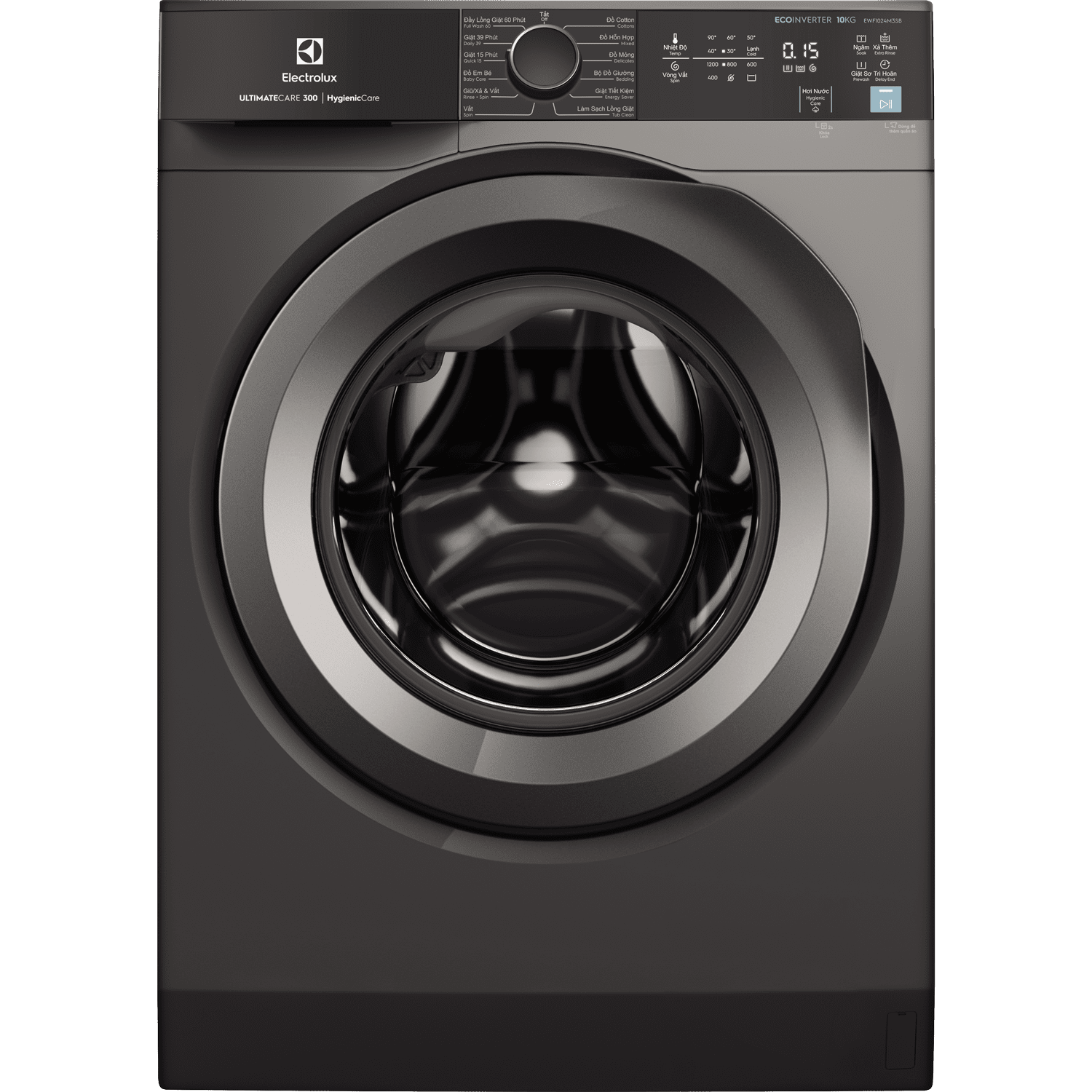 Máy Giặt Electrolux 10kg UltimateCare 300 EWF1024M3SB Onyx
