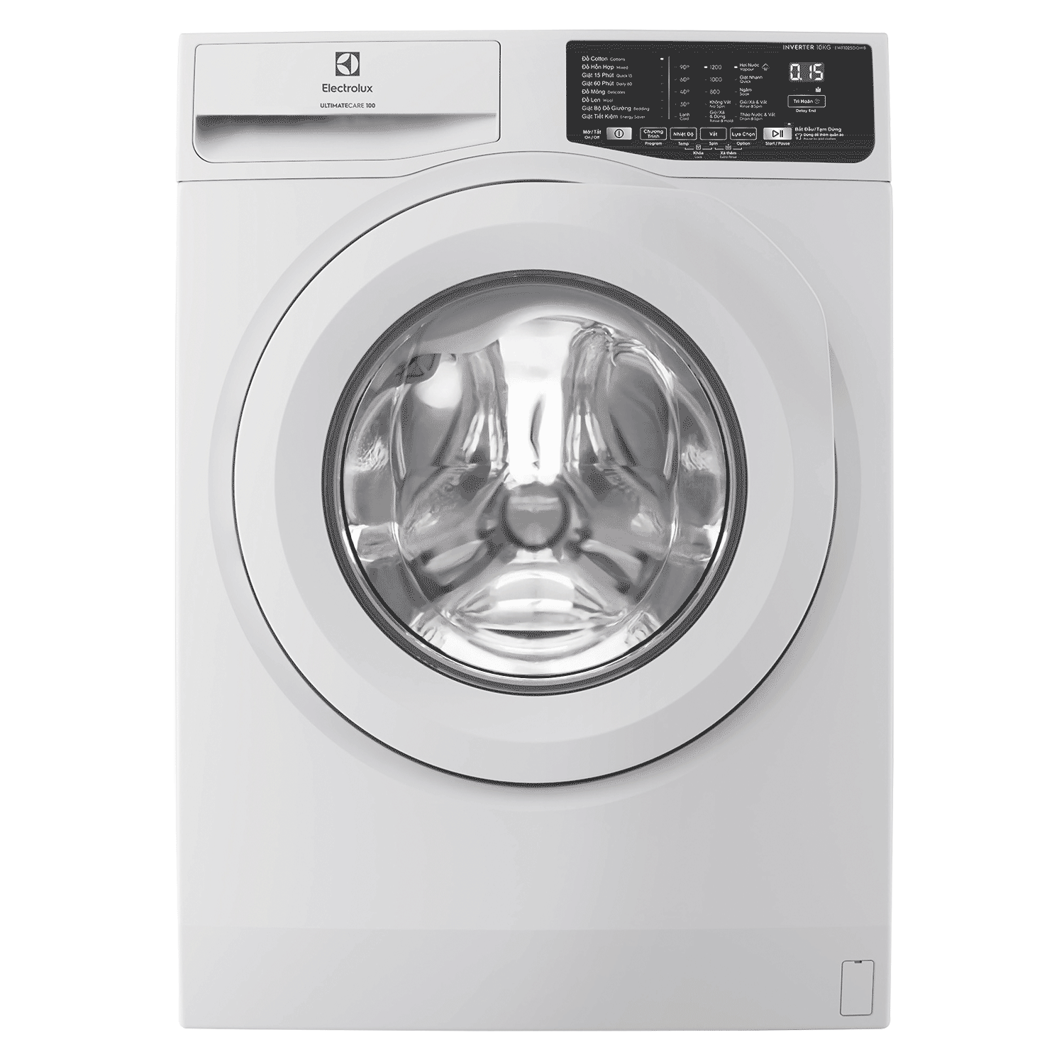 10kg UltimateCare 100 front load washing machine EWF1025DQWB