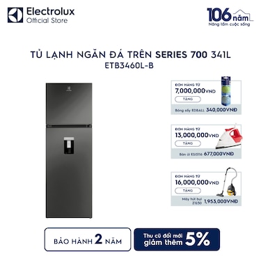 Tủ lạnh ngăn đ&#225; tr&#234;n Series 700 341L c&#243; l&#224;m đ&#225; tự động&#160;