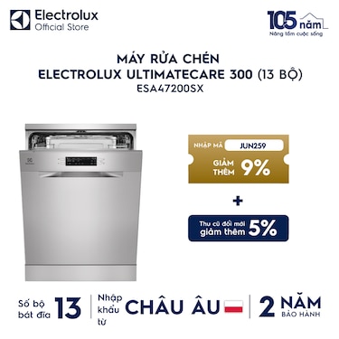 M&#225;y rửa ch&#233;n độc lập 60 cm UltimateCare 300 cho 13 bộ ch&#233;n đĩa