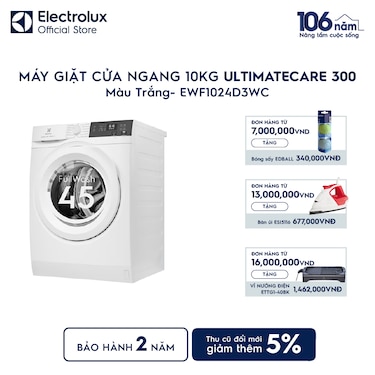 M&#225;y giặt cửa ngang 10kg UltimateCare 300 - Trắng&#160;