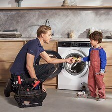 Dịch vụ vệ sinh máy giặt sấy từ 10kg tại nhà