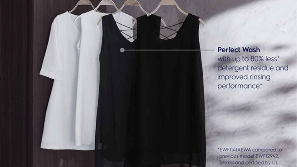 Tự động cảm biến độ bẩn và cặn chất giặt tẩy giúp giặt sạch mà vẫn đẹp bền lâu