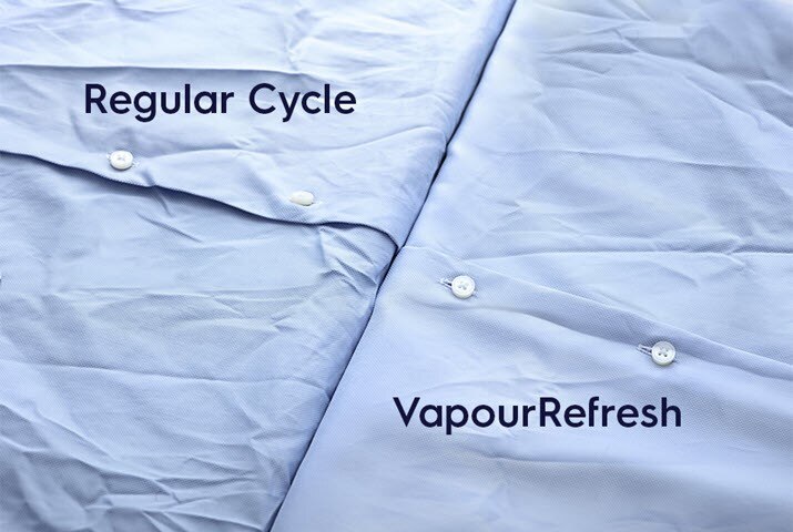 Giảm nhăn và làm mới trang phục