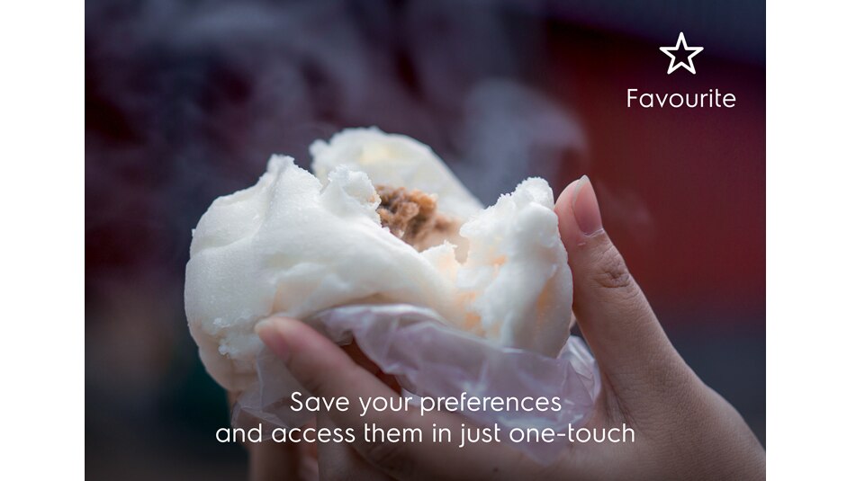 Lưu lại những cài đặt nấu ăn yêu thích