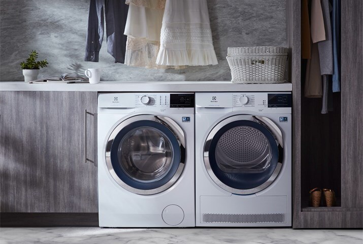 Máy giặt và máy sấy của Electrolux là bộ đôi hoàn hảo cho việc chăm sóc áo quần Máy giặt và máy sấy của Electrolux là bộ đôi hoàn hảo cho việc chăm sóc áo quần